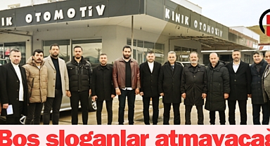  Boş sloganlar atmayacağız!
