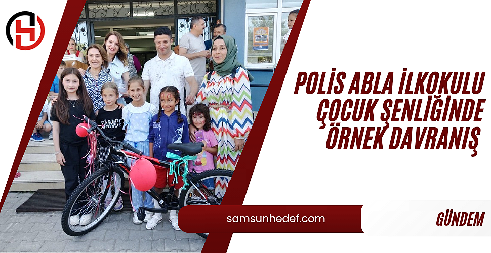 Polis Abla İlkokulu Çocuk Şenliğinde Örnek Davranış
