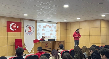 OMÜ Eğitim Fakültesi'nde Kızılay'dan Kan Bağışçısı Bilgilendirme ve Afet Eğitimi